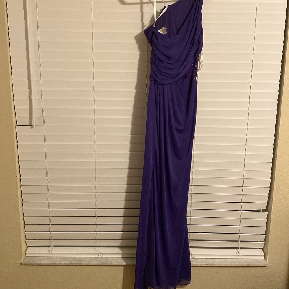 David’s bridal purple dress size 6